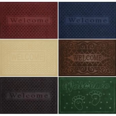 Килимок гумовий прямокутний 37*57см з тисненням МІКС 2901-4