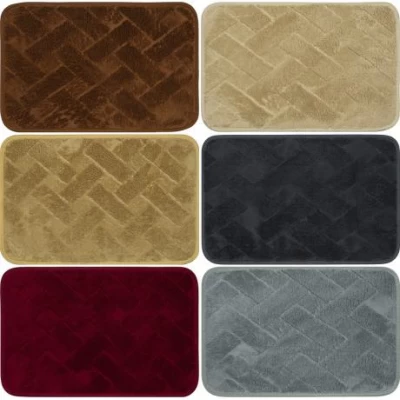 Килимок прямокутний 38*58см з тисненням Плетінка 2901-6