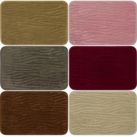 Килимок прямокутний 38*58см з тисненням Хвилі 2901-7