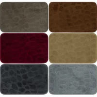 Килимок прямокутний 38*58см з тисненням Камінці 2901-8