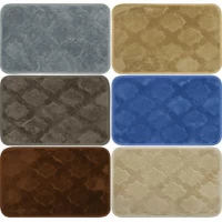 Килимок прямокутний 38*58см з тисненням Ромби 2901-9 Килимок прямокутний 38*58см з тисненням Ромби 2901-9