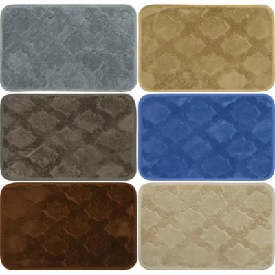 Килимок прямокутний 38*58см з тисненням Ромби 2901-9