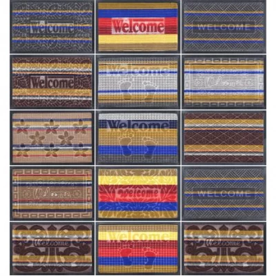 Килимок гумовий прямокутний 48*68см з тисненням 2901-16