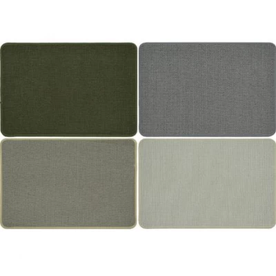 Килимок прямокутний 40*60см однотонний 2901-24