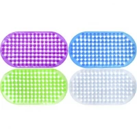 Килимок гумовий для ванни 38*69см овальний 2901-25