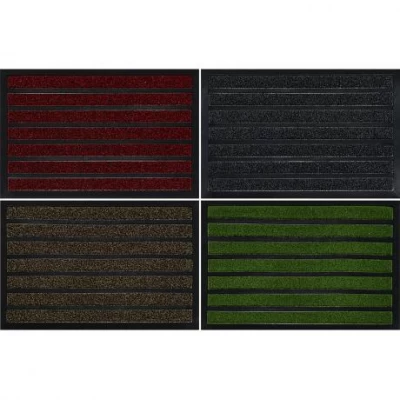 Килимок гумовий прямокутний 40*60см смугастий 2901-29 Килимок гумовий прямокутний 40*60см смугастий 2901-29