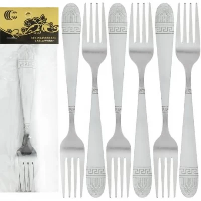 Набір столових виделок 6штЦарська, срібло 21см C 819-BF