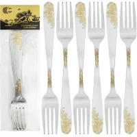 Набір столових виделок 6шт 21см C 817-BF Набір столових виделок 6шт 21см C 817-BF