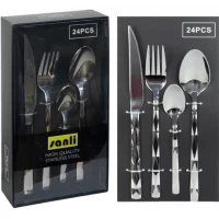 Набір столового приладдя 24 предметів срібло 826-24SET