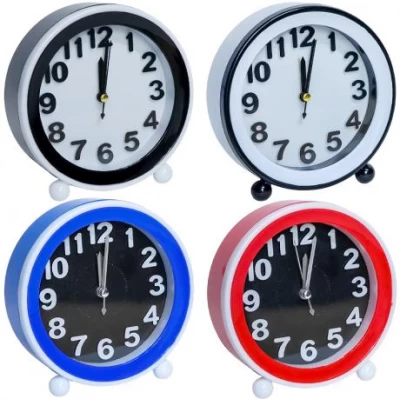 Настільний годинник - будильник D13,5см 813