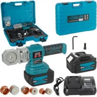 Акумуляторний PP термоплавкий апарат 21V, 2 акумулятори 3000 mAh, набір у кейсі ASR915