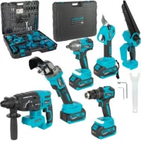 Акумуляторний набір інструментів 6-в-1, 21V, 3000 mAh ASR1053 Акумуляторний набір інструментів 6-в-1, 21V, 3000 mAh ASR1053