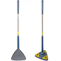 Швабра телескопічна 100см, насадка трикутна 25*25*25см, з віджимом KS-003