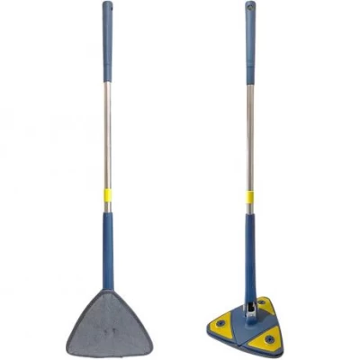 Швабра телескопічна 100см, насадка трикутна 25*25*25см, з віджимом KS-003