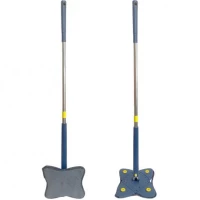 Швабра телескопічна 107см, насадка 23*23см, з віджимом KS-006