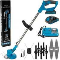 Акумуляторний тример (косарка) 21V для трави, комплект з ножами та котушкою ASR776 Акумуляторний тример (косарка) 21V для трави, комплект з ножами та котушкою ASR776