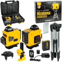 Лазерний рівень 16 ліній акумуляторний, зі штативом в кейсі+коробка ASR927