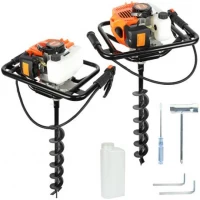 Бензобур, 58см³, шнек 100мм ASR741