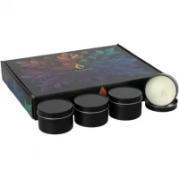 Ароматична свічка h40мм d60мм BB64012 у металевій банці 7127-6