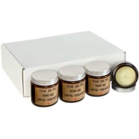 Ароматична свічка h65мм d55мм BL60012 у скляній банці THANK YOU з металевою кришкою 7127-8