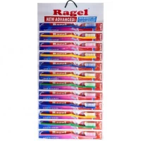 Зубні щітки Ragel 19см на блістері 951