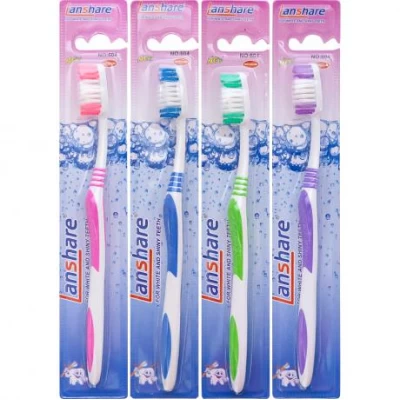 Зубні щітки Lanshare 19см на блістері 6604
