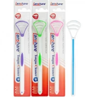 Скребок для язика Lanshare 18см на блістері 900