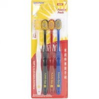 Набір зубних щіток Lanshare 18см на блістері 4шт 581