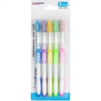 Набір зубних щіток Lanshare 18см на блістері 5шт 5526/5528