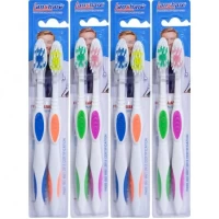 Набір зубних щіток Lanshare 19см на блістері 2 шт 698-2