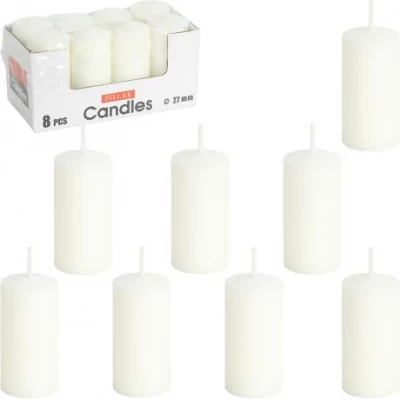 Набір інтер'єрних свічок 8 шт d27мм ZL-2808-5F 7127-3