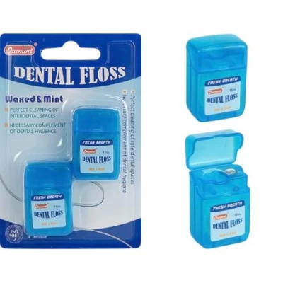 Набір зубної нитки 2шт 15м на блістері E217-2