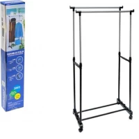 Стійка для одягу подвійна 68*40*140см (до 30кг) TW-999