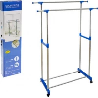 Стійка для одягу подвійна 157*123*77см (до 40кг)TW-002