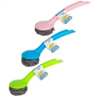 Скребок металевий 20см з довгою ручкою 0055