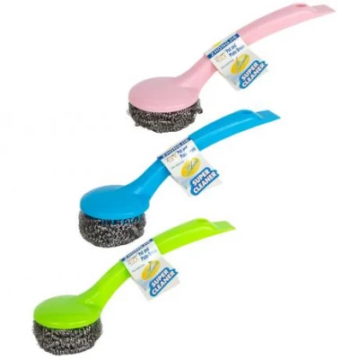 Скребок металевий 20см з довгою ручкою 0055