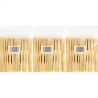 Бамбукові виделки 90мм 100шт, одноразові ZQ-100