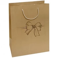 Пакет кольоровий великий КРАФТ вертикальний 40х30х17см 5062 широке дно