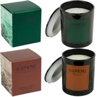 Ароматична свічка Harmony AXW2032 у скляному стакані з кришечкою