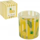 Свічка ароматична воскова Персик у склянці з кришкою 400 г AXW291