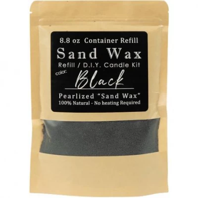 Гранульований віск 250г Candle Sand для насипних свічок, чорний SH011-3