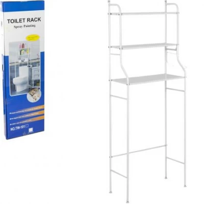 Полиця-стелаж 46.5*25*154см над унітазом TW-101