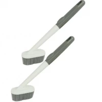 Щітка господарська 25*4*7см із силіконовою щетиною та довгою ручкою 3541-H