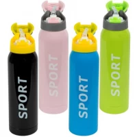 Термопляшка спортивна 500 мл з трубочкою для пиття та шнурком B25-10