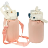 Термос 1000 мл для їжі та напоїв з нержавіючої сталі з ременем B25-17