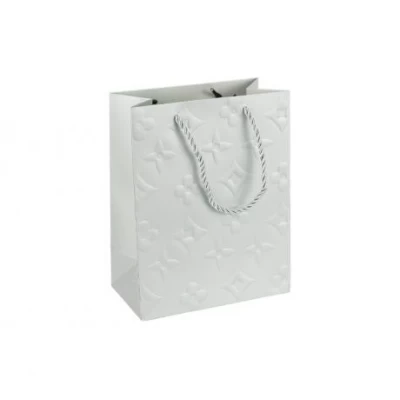 Пакет подарунковий 18х23х10см з тисненням SILVER HL-1871