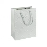 Пакет подарунковий 26х32х12см з тисненням SILVER HL-1872