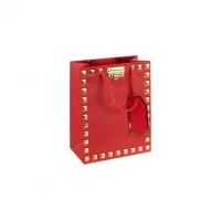 Пакет подарунковий 12х15х7см із тисненням фольгою RED HL-1904 Пакет подарунковий 12х15х7см із тисненням фольгою RED HL-1904