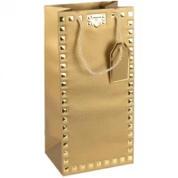 Пакет подарунковий 38х18х13см з тисненням та золотим декором Пляшка GOLD HL-1913 Пакет подарунковий 38х18х13см з тисненням та золотим декором Пляшка GOLD HL-1913