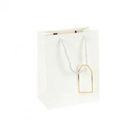 Пакет подарунковий 18х23х10см однотонний WHITE HL-1964 Пакет подарунковий 18х23х10см однотонний WHITE HL-1964